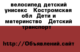 велосипед детский унисекс - Костромская обл. Дети и материнство » Детский транспорт   